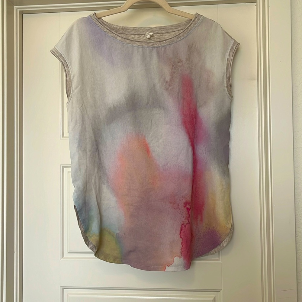 Anthropologie Watercolor Blouse